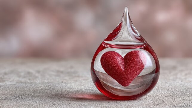 Minimal surreal macro of perfectly formed glass teardrop - Powered by Adobe