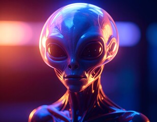 A Cinematic Portrait of an Alien