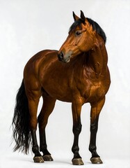 Obraz premium Horse portrait, chestnut color