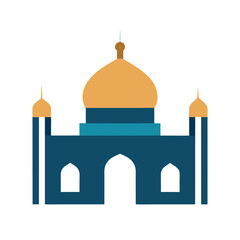 Minimal Islamic Architecture Mosque Artwork  