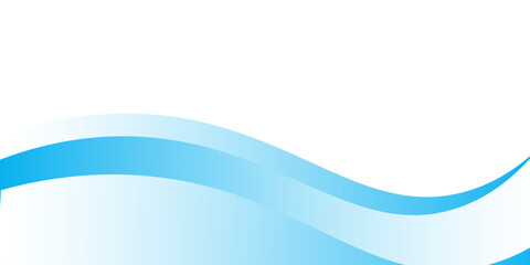 Blue and white business wave banner background. vector
