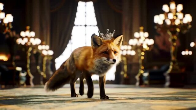 fox animal realistic video