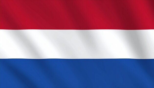 Waving Flag of the Netherlands - Powered by Adobe