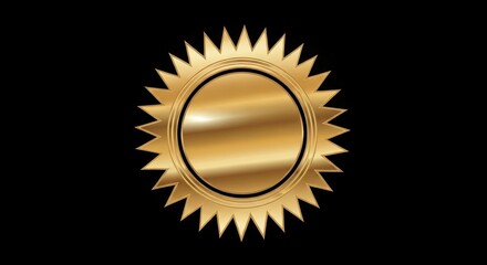 Award seal used for recognition and certification in various fields of achievement