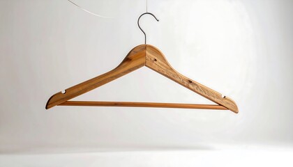 Wooden clothes hanger