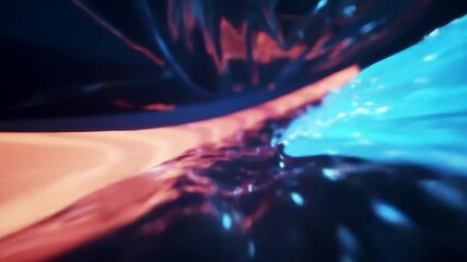 Abstract energy conduit animation prompt for AI video