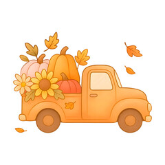 Pumpkin Truck