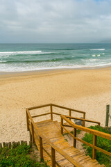 A view of Campeche beach in Florianopolis - Brazil