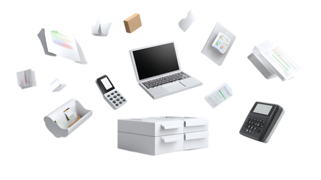 Laptop and switches as a computer technology base network