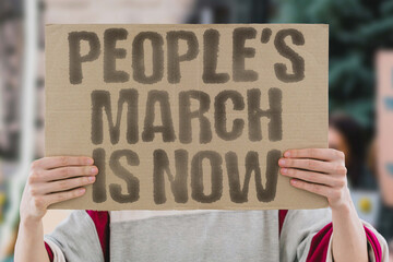 “People’s March Is Now” expands from women’s issues to a broader cause for justice....
