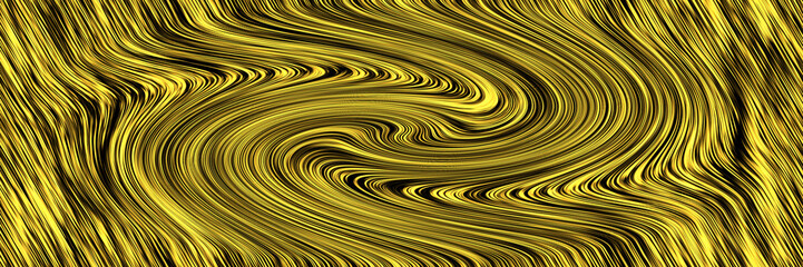 Abstract golden liquid with ripples creating a serene and flowing nature pattern