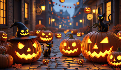 halloween pumpkin on halloween