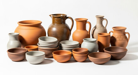 clay pots on the market