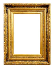 Gold ornate picture frame (18)