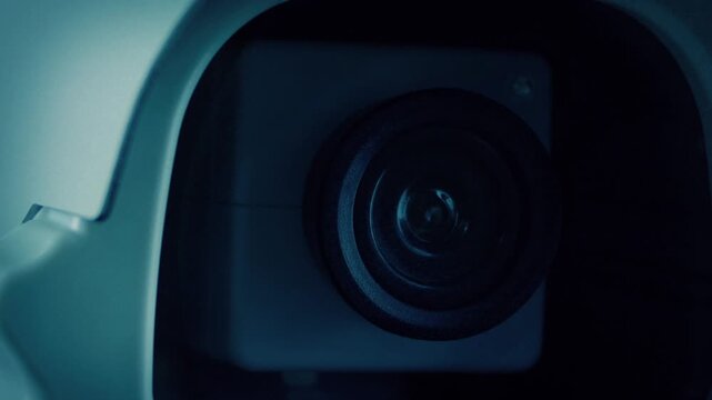 Surveillance CCTV Camera Lens Recording Loop
