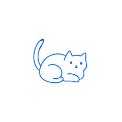 Stylized blue router emitting wifi signal