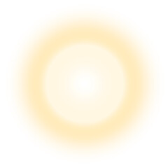 glowing sun circle effect
