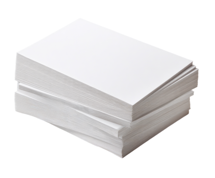 Stack of blank white paper (1)