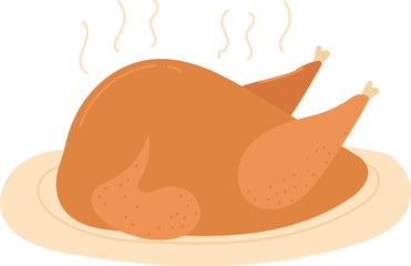 Roasted Turkey on a Platter