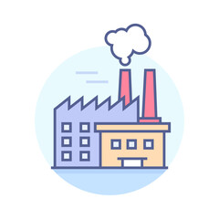 Factory Icon Graphic
