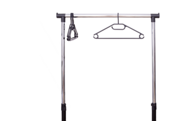 empty rail for clothes, png file