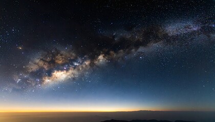 Fototapeta premium Stargazing Event, Milky Way Galaxy, Mountain Peak, Photography, Night Sky, Landscape, Beauty