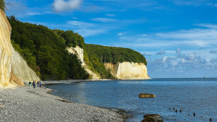 Kreidefelsen Insel Rügen Sommer Urlaub 
