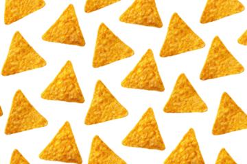 Crispy triangle-shaped snacks on black