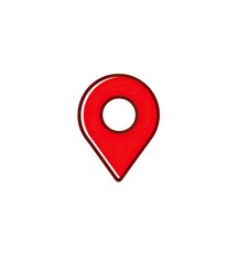 Red location pin icon