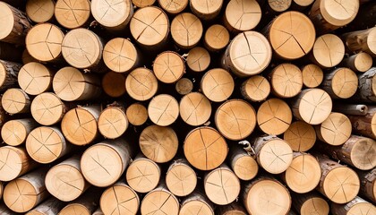 Stacked logs, close-up view (1)