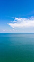 Obraz premium Wide ocean and sky panorama