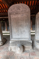 Stone stelae dating back to 1484 to honour talent and encourage study. Hanoi