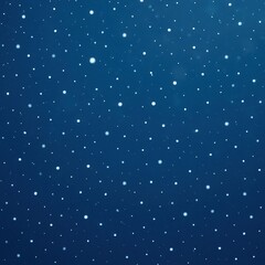 Obraz premium Deep navy night background with delicate falling snow particles, dreamy winter ambience and subtle gradient vignette creating a calm seasonal backdrop perfect for copy space and festive designs