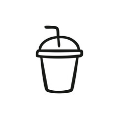 Blue bell icon, outlined in navy, flat design