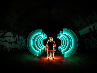 Alien light painting