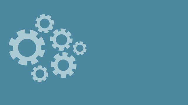 blue gears background