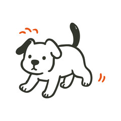 Line drawing of a smiling doctor with head mirror