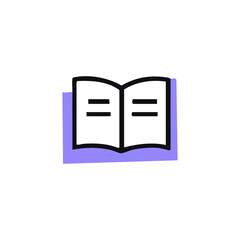 Fork and knife crossed, outlined and filled with muted colors