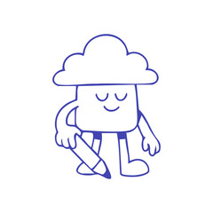 Hand holding the Earth