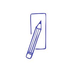 Backpack outline drawing