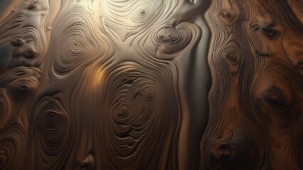 Naklejka premium Textured wood surface with soft glowing highlights