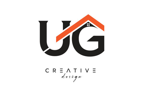 UG Creative Real Estate Architecture Monogram and Home Logo