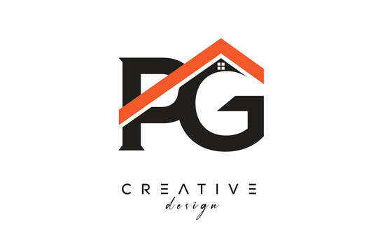 PG Creative Real Estate Architecture Monogram and Home Logo