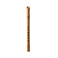 Authentic bamboo shakuhachi flute offers serene melodies and cultural elegance for musicians and enthusiasts