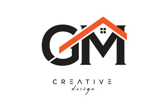 GM Creative Real Estate Architecture Monogram and Home Logo