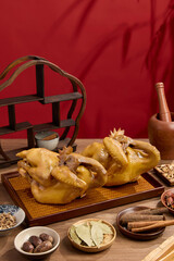 Glossy and Savory Chinese Marinated Chicken Legs,Juicy and Aromatic Chicken Marinated in Master Sauce