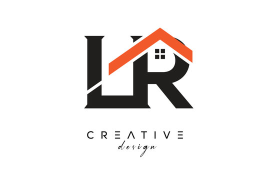 LR Creative Real Estate Architecture Monogram and Home Logo