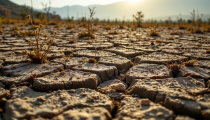 Cracked Earth Landscape