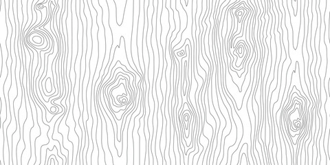 Seamless wood texture, wood plank, black lines on white background, vector design, banner