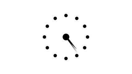 A minimalist clock icon featuring sharp hour and minute hands, clean circular design, representing time, schedules, punctuality, alarms, reminders, and effective time management in applications.
